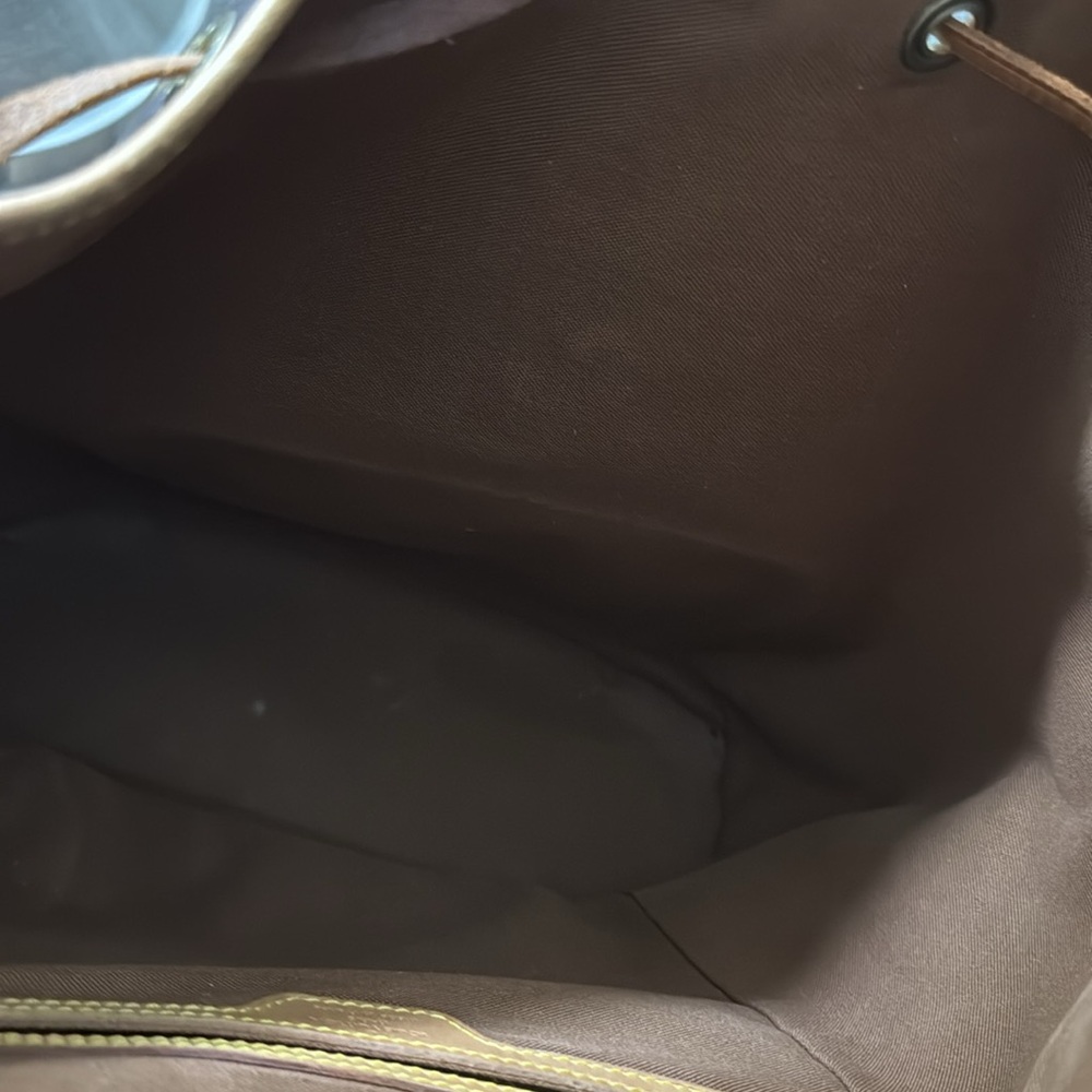 Louis Vuitton Monogram Backpack in Rich Brown and Tan - Picture 13 of 16
